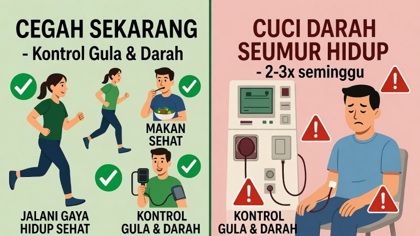 Mencegah Jauh Lebih Baik daripada Cuci Darah: Pilih Mana?