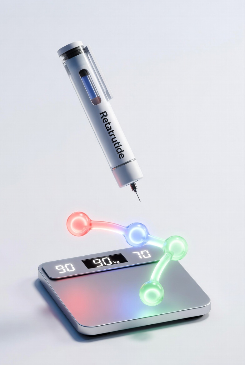 Ilustrasi Retatrutide: Obat Suntik Triple Agonis untuk Turunkan Berat Badan