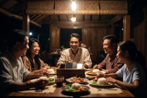 Meja Makan Tanpa Distraksi