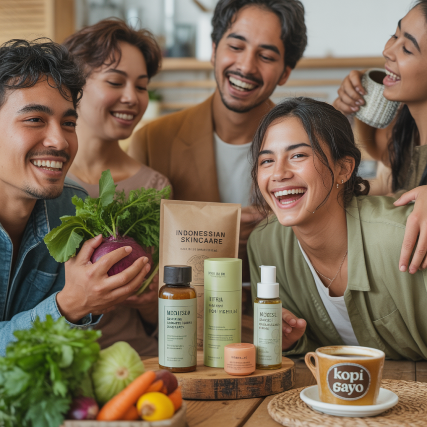 Gen Z dengan Produk Lokal: Sayur, Skincare, dan Kopi Indonesia