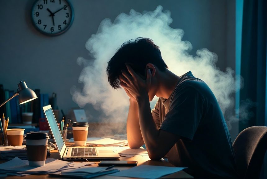 Gen Z experiencing brain fog while studying