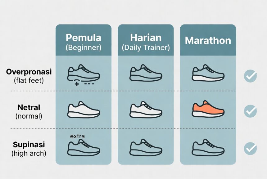 infografis-rekomendasi-sepatu-lari-berdasarkan-pronasi-dan-aktivitas