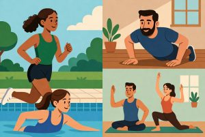 Contoh variasi olahraga untuk dewasa agar tidak cepat mati