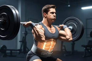 Ilustrasi Valsalva Maneuver: Teknik Napas untuk Melindungi Tulang Belakang