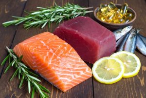 salmon, tuna, dan sardin