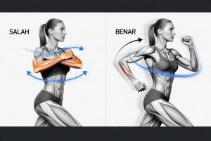 Ayunan Lengan yang Efisien: Siku 90° Depan-Belakang vs Menyilang Dada