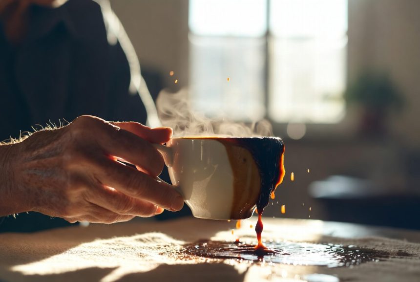 Membangun empati visual dan menunjukkan masalah tremor dalam kehidupan sehari-hari.