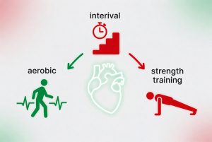 Infografik Sederhana: 3 Jenis Latihan untuk Jantung Sehat