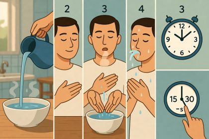 5 Langkah Mudah Percikan Air Dingin ke Wajah untuk Stimulasi Saraf Vagus