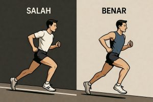 downhill-running-posture-comparison