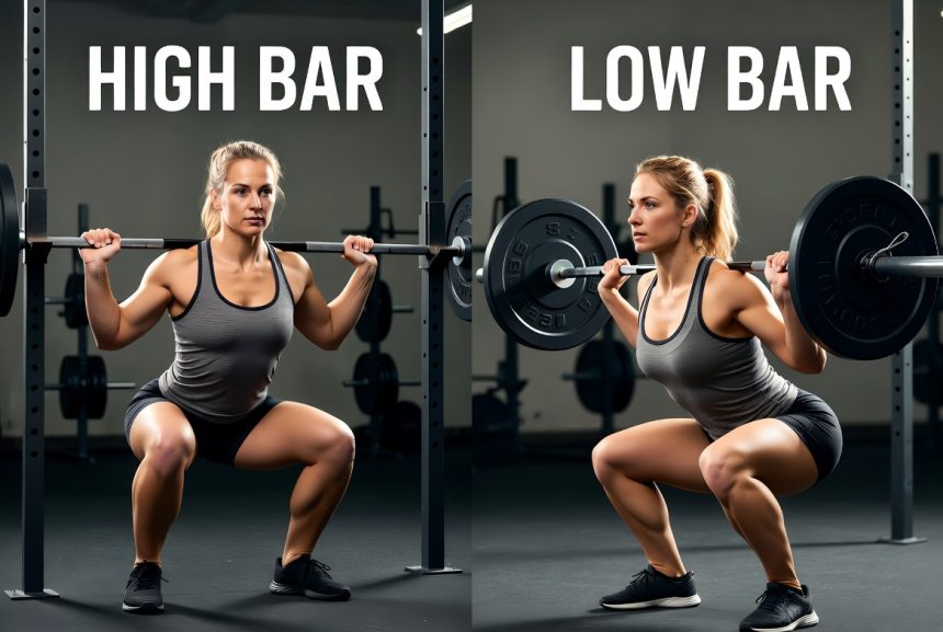 High Bar vs Low Bar Squat Comparison